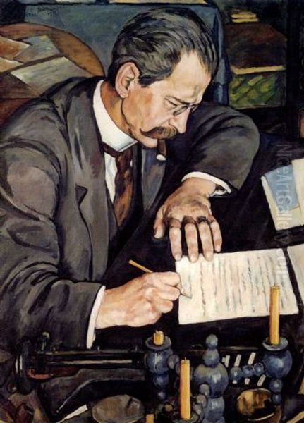 Portrait of Arno Holz - view 1