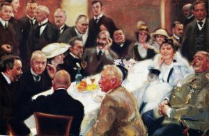Akseli Gallen-Kallelan 50-vuotispaivien jalkeinen taiteilijajuhla by Antti Faven