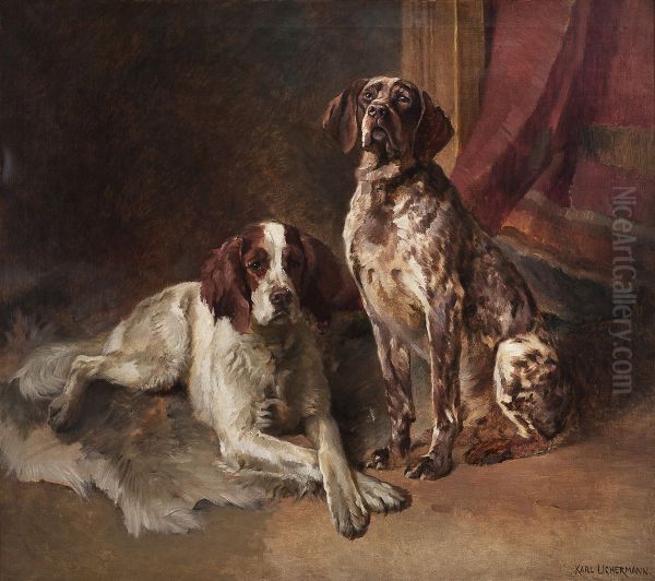 Two dogs - view 1