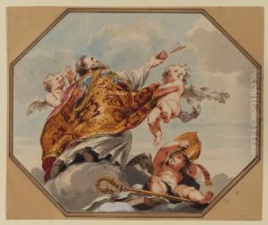 Saint Augustine by (studio of) Rubens, Peter Paul