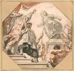 Saint John Chrysostom by (studio of) Rubens, Peter Paul