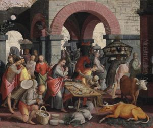 Cleansing of the Temple by Pieter Aertsen