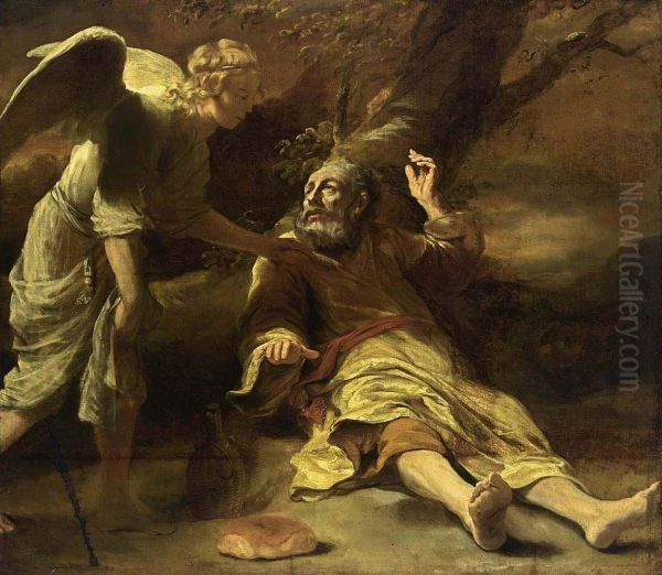 Elijah Fed by an Angel - view 1