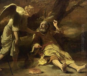 Elijah Fed by an Angel by Ferdinand Bol