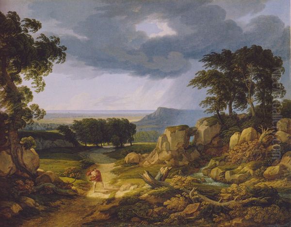 Sturmlandschaft (Wanderers Sturmlied). - view 1