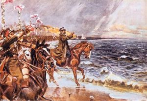 Zaslubiny Polski z morzem by Wojciech Kossak