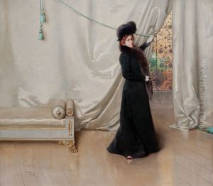 Portrait of Anna Belimbau by Vittorio Matteo Corcos