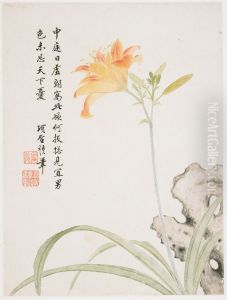 Day-Lily from a Flower Album of Ten Leaves by Xiang Shengmo