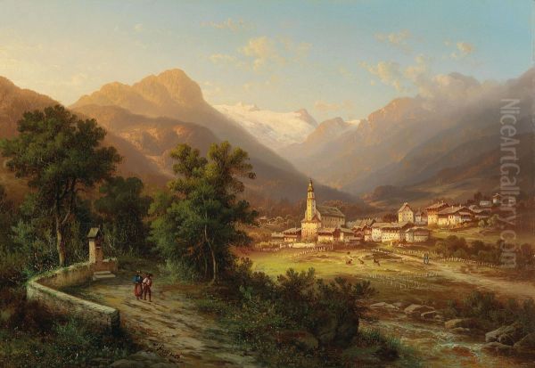 Blick auf Neustift (Tirol) gegen das Zuckerhutl - view 1