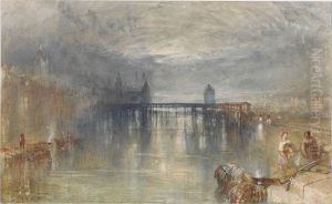 Moonlight by J. M. W. Turner