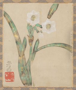Narcissus by Nakamura Hochu