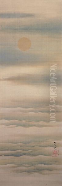 Pale Moon over Soft Waves - view 1