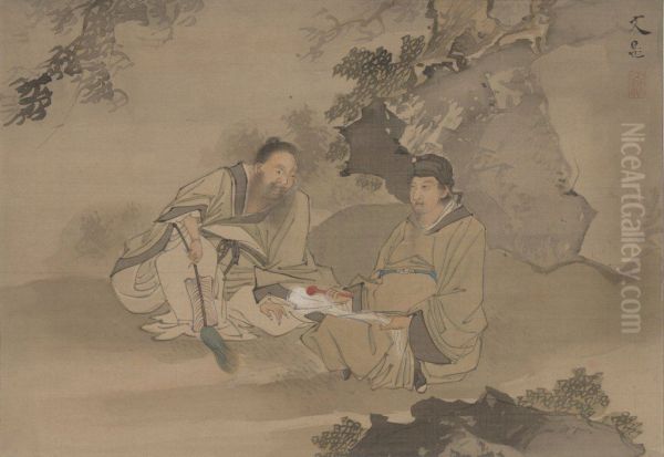 Two Chinese Scholars - view 1