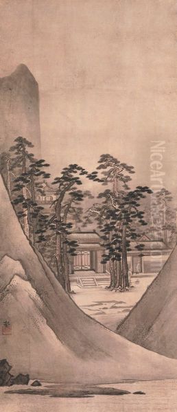 Landscape with Temple - view 1