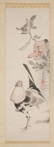 Cockerel and Tengu-Mask by Ito Jakuchu