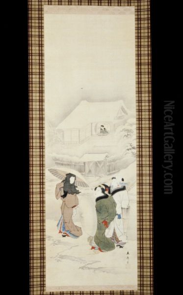 Three Beauties in Snow - view 1