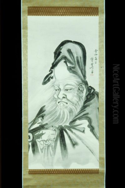 Jurojin [center of a triptych] - view 1