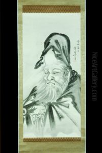 Jurojin [center of a triptych]