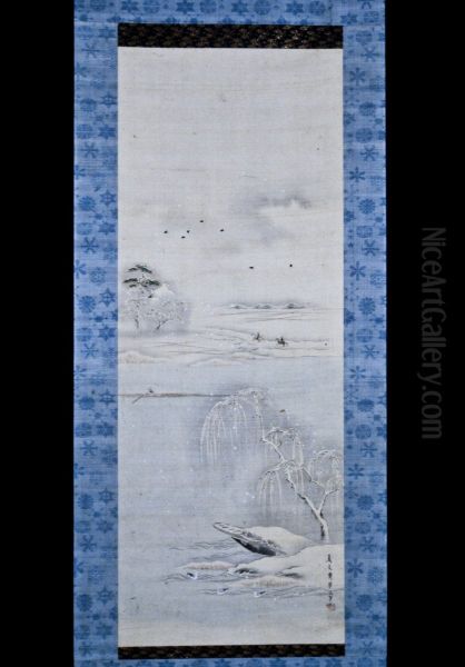 River View in Snow - view 1