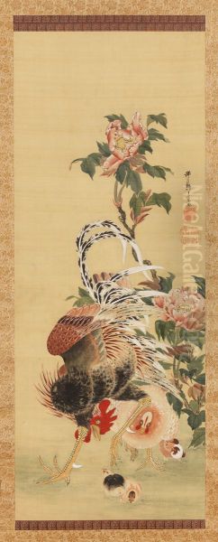Rooster and Family - view 1