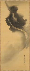 Dragon [right of a pair of Tiger and Dragon] by Mori Ippo