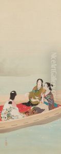 Cherry-blossom Viewing by Ikeda Shoen