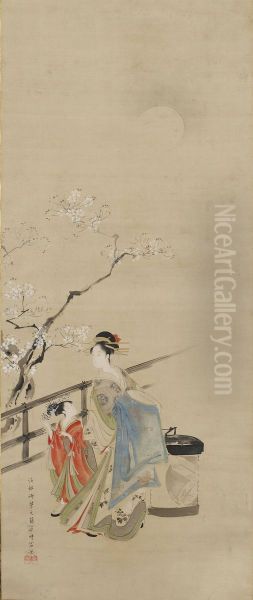 Moonlight [left of the pair Beauties in Spring] - view 1