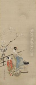 Moonlight [left of the pair Beauties in Spring]