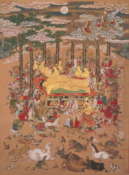 Parinirvana of Sakyamuni, the Historical Buddha - view 1