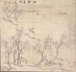 Spring Landscape by Taniguchi Aizan