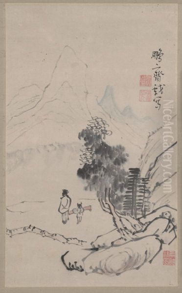 Landscape with Qin - view 1