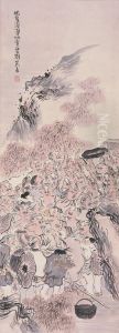 Buying Fish in Xunyang by Matsumura Goshun