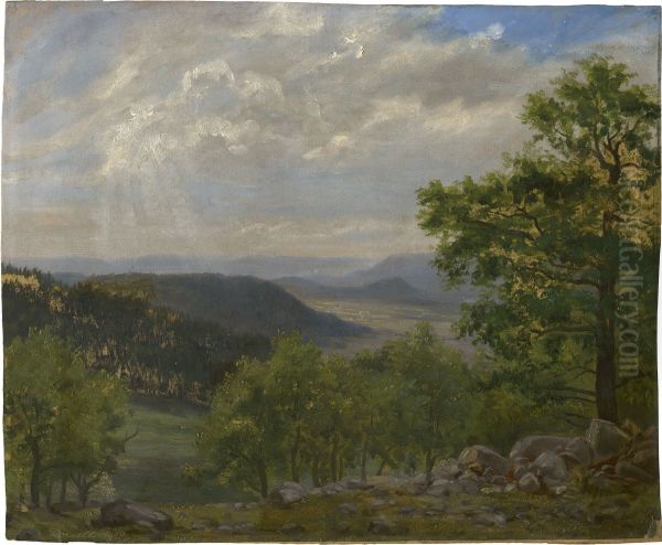 Bohemian mountain landscape - view 1