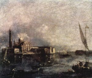 L'Isola di San Giorgio by Francesco Guardi