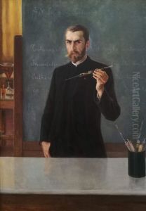 Dr. Emile Roux by Albert Edelfelt