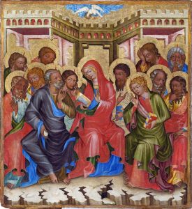 Descent of the Holy Ghost by Master of Vyssi Brod