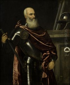 Venetian Admiral in Armor, Vincenzo Capello by Titian