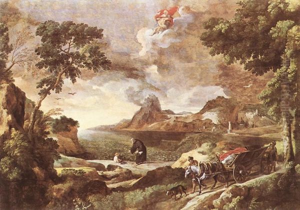 Landscape with St Augustine and the Mystery - view 1