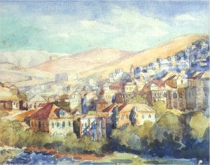 Vue de Zahle.