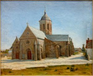 The St. Michael's Church in Etaples by Henri Le Sidaner