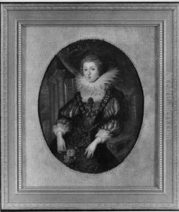 Portrait of Anna van Oostenrijk, koningin van Frankrijk by (studio of) Rubens, Peter Paul