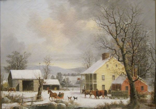 Winter in the Country (1857) - view 1