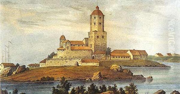 Viborgs slott 1840 - view 1