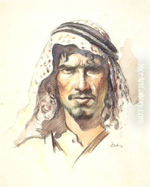 Portrait de Bedouin. - view 1