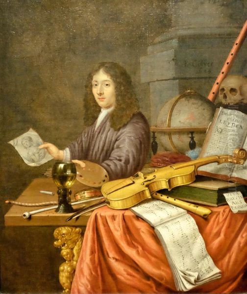 Self-portrait with a Vanitas Still-life - view 1