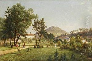 A View of the Doubravka from theTepliceChateau Park A View of the Doubravka from theTepliceChateau Park
