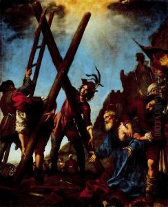 Crocifissione di S. Andrea by Carlo Dolci