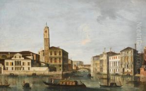 Venice, A View of the Grand Canal with the Church of San Geremia and the Entrance to the Cannaregio