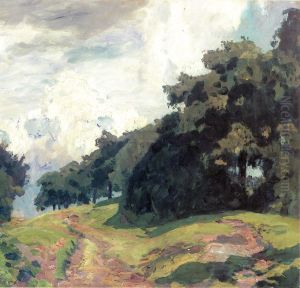 Oberhessische Landschaft by Eugen Bracht