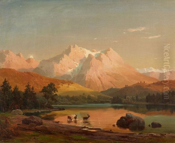 Mountainous Landscape with Fauna - view 1